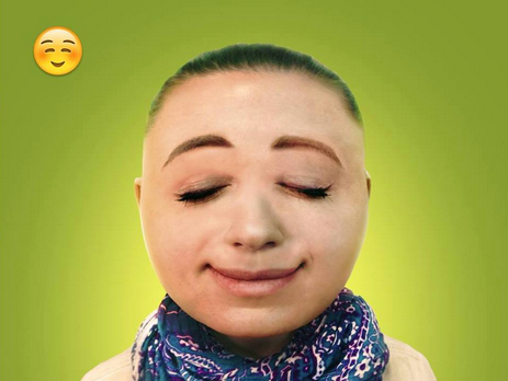 安詳的笑容
